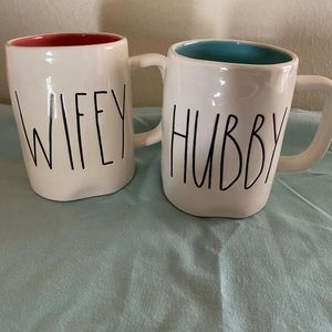 Wifey hubby mugs Rae Dunn